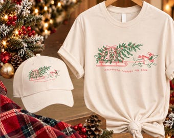 Dachshund Christmas DTF Transfer, Wiener Dog Xmas Ready To Press, Merry Christmas Heat Transfer