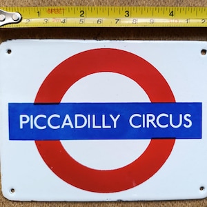 ロンドン地下鉄 エナメルサイン ミニチュア Enamelled London Underground Signs - Etsy