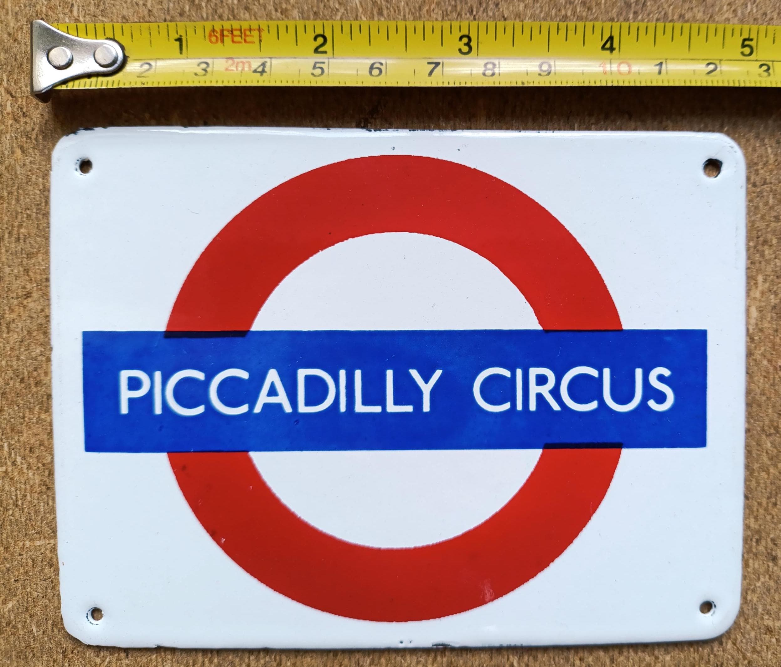Enamelled London Underground Signs - Etsy