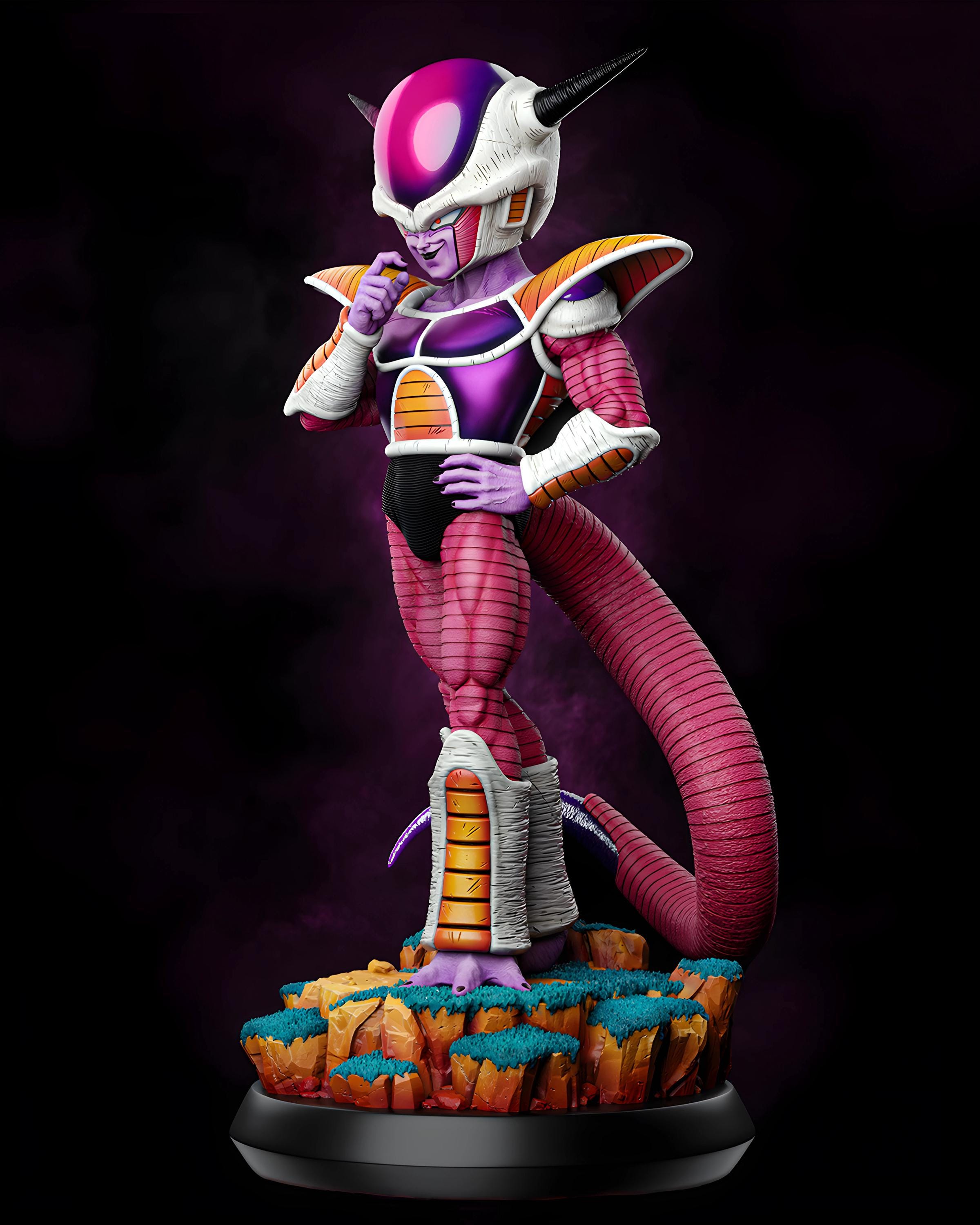 Alien Emperor First Form Statue | Anime Villain STL 3D Print Files - Etsy