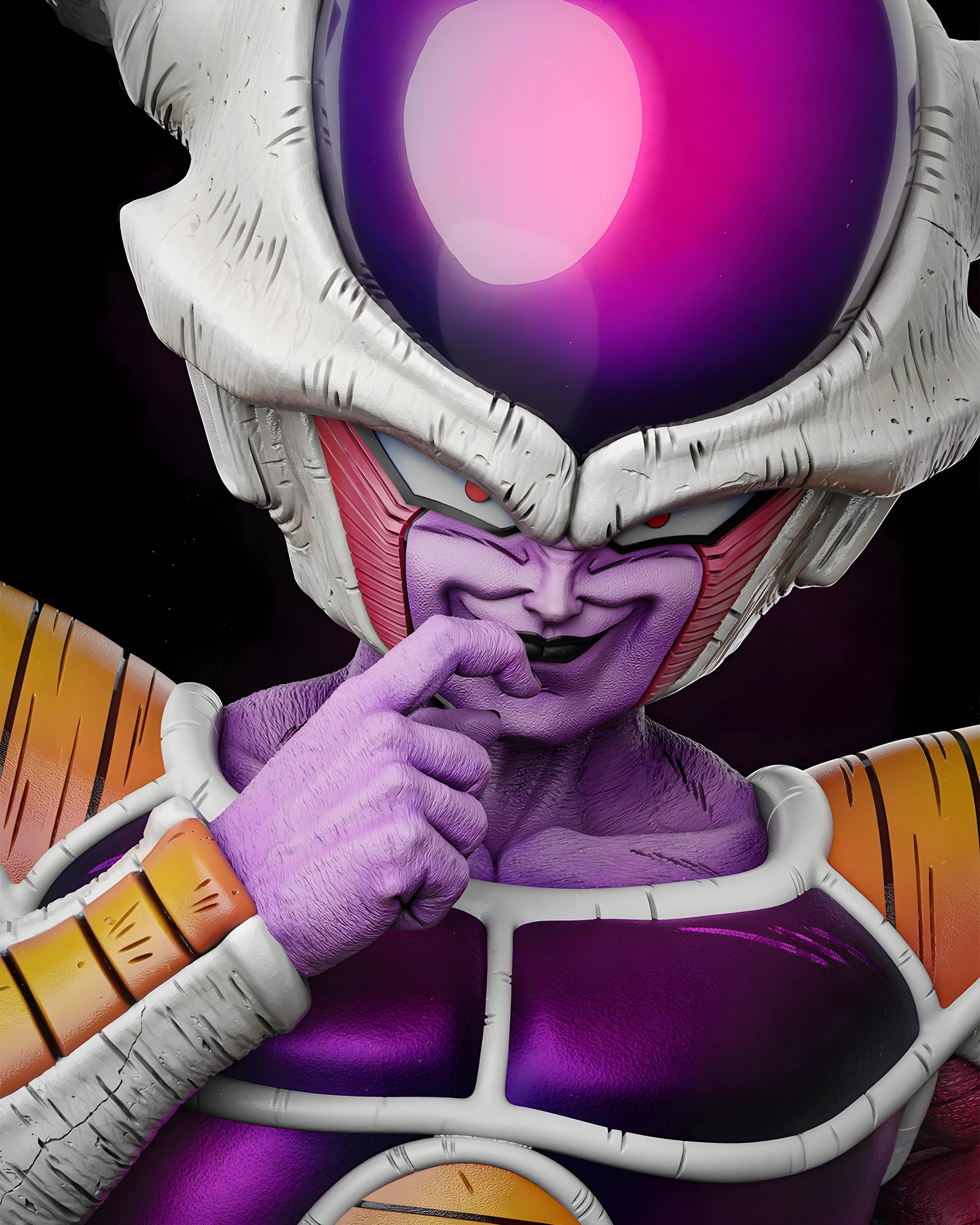 Alien Emperor First Form Statue | Anime Villain STL 3D Print Files - Etsy