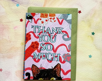 Thank You Cats Greeting Card