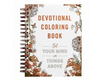 Libro para colorear devocional para adultos: 75 ilustraciones cristianas inspiradoras, páginas para colorear para aliviar el estrés y practicar la atención plena.