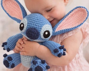 Stitch Crochet Pattern PDF | Easy Amigurumi Plush Toy (Digital Download)