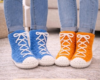 Crochet Socks Pattern | Knit-Look Toe Up, Beginner Friendly (Instant Download)