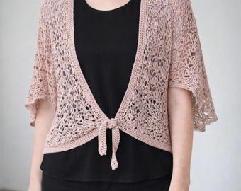 Crochet Pullover Cardigan Pattern | Knit Woven Sweater | Summer Lace Dress | Digital PDF Download
