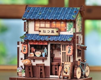 Cartartem Miniature Ramen Shop mini booknook book nook puzzle 3d