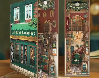 Booknook Bookshelf Puzzle 3d Tonecheer Left Bank Bookstore