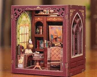 Cartartem gentleman's Lounge - DIY Mini booknook - Magnet 3D Puzzle