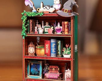 Cartartem Magic Bookshelf - DIY Mini Book Nook Kit
