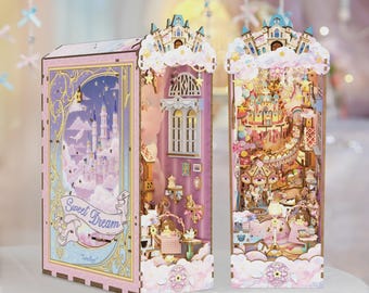 Tonecheer Sweet Dream bookshelf booknook puzzle 3d