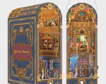 Tonecheer Spacetime museum -TQ133 - 3D puzzle - book Nook kit