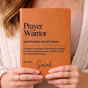 Gebedsboek dagboek cadeau - christelijk cadeau voor haar, Faith & Hope devotional notebook, voorbede dagboek met bijbel-ins, gebed krijger boek