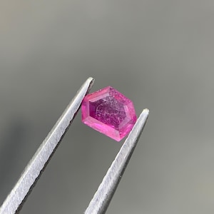 0.46 CT Natural Ruby Cut Gemstone from Afganistan