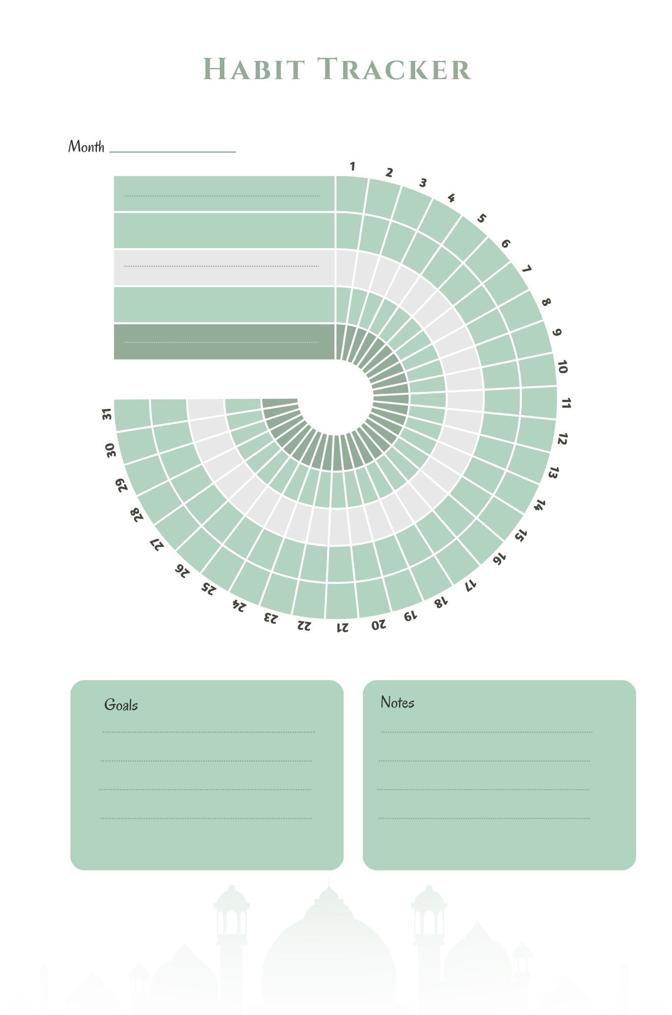 Minimalist Habit Tracker Printable| Daily Routine Tracker ...