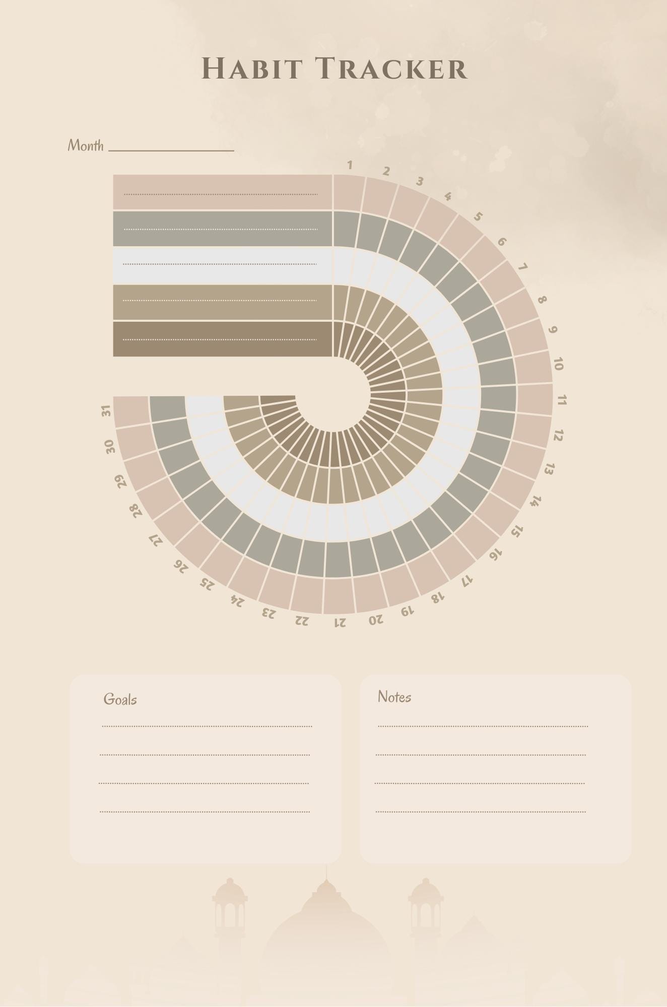 Minimalist Habit Tracker Printable| Daily Routine Tracker ...