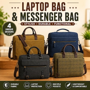 Molde em PDF para costura de bolsa para laptop, molde para bolsa a tiracolo, molde para capa de laptop, molde para pasta executiva, bolsa para laptop faça você mesmo, bolsa transversal.