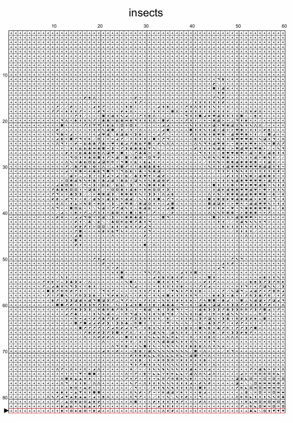 Insect Cross Stitch Pattern Collection – Butterflies, Beetles & Bugs ...