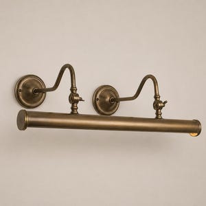 Mid Century Brass Picture Light Wall Sconce Lighting Vintage Style Wall Fixture Modern Italian Flush Mount Lamp