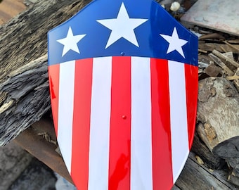 Replica Captain Shield Prop – First Avenger-cosplay, 24 inch handgemaakte replica
