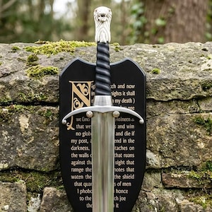 Spada artiglio lungo di Jon Snow – Replica ispirata a GOT / Spada da esposizione fantasy / Regalo per lui