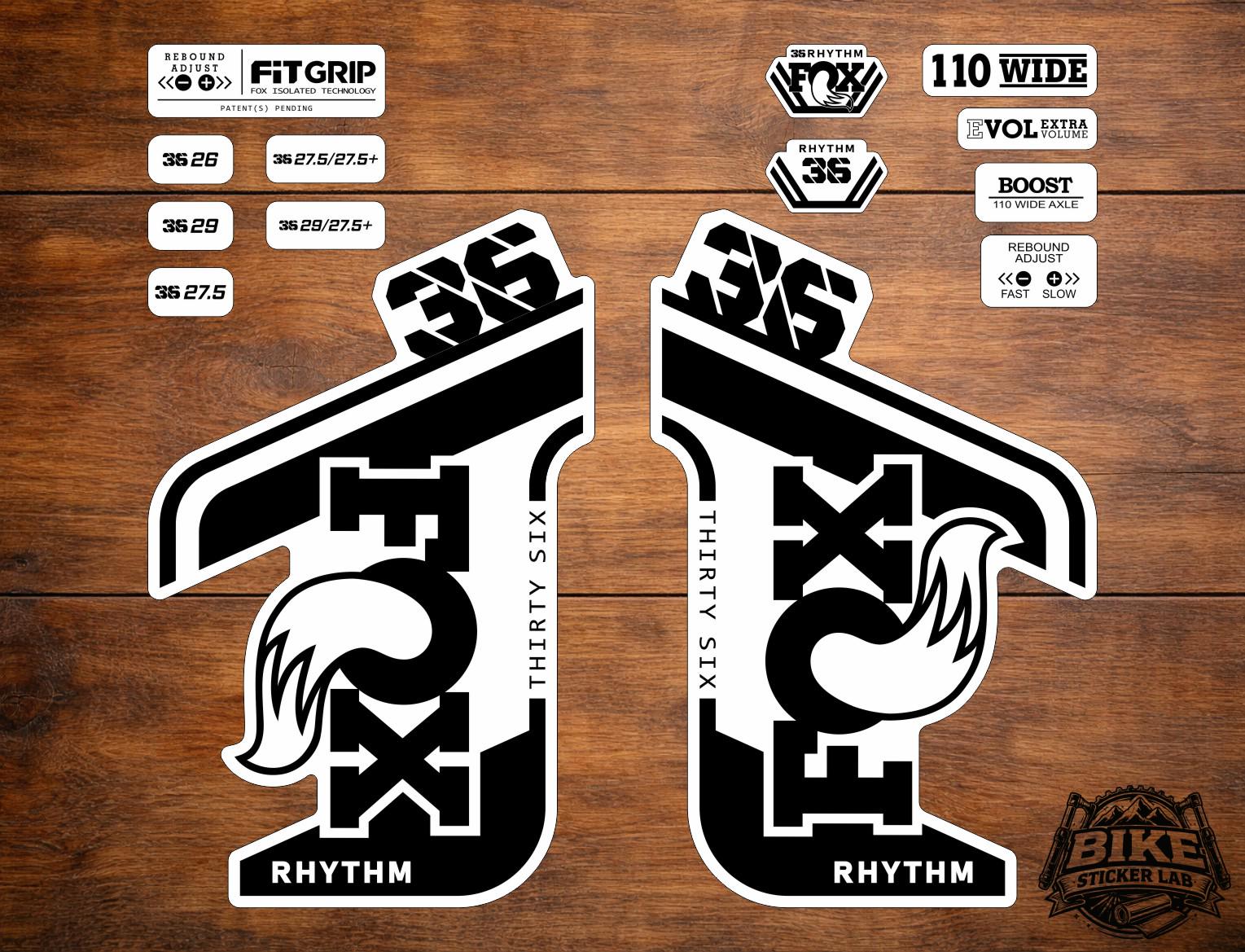 パーツ FOX 36 RHYTHM Fox 36 Rhythm Fork Decals - Etsy