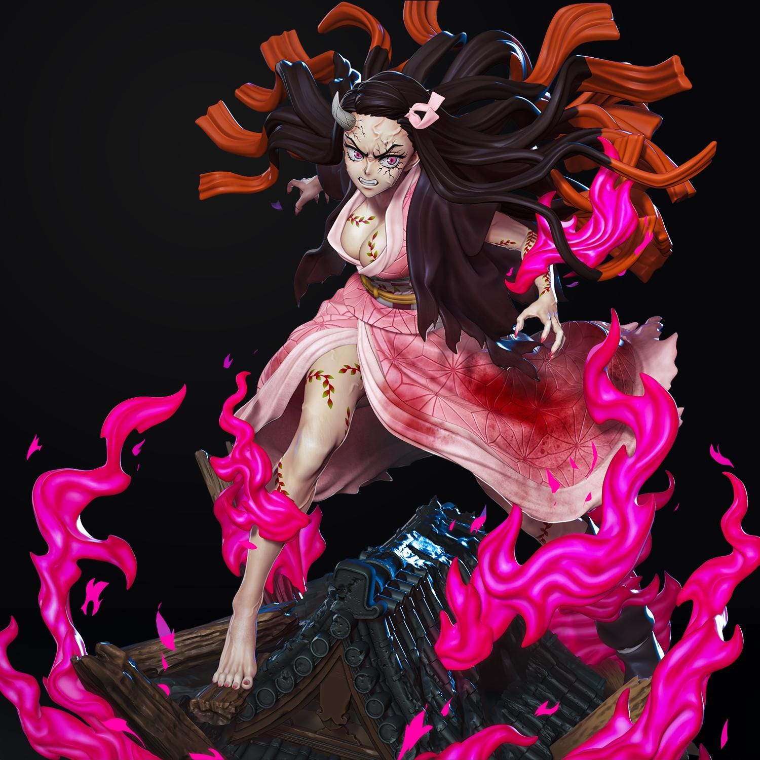 FIGURE DEMON SLAYER - Nezuko Kamado Demon Form Advancing Ver