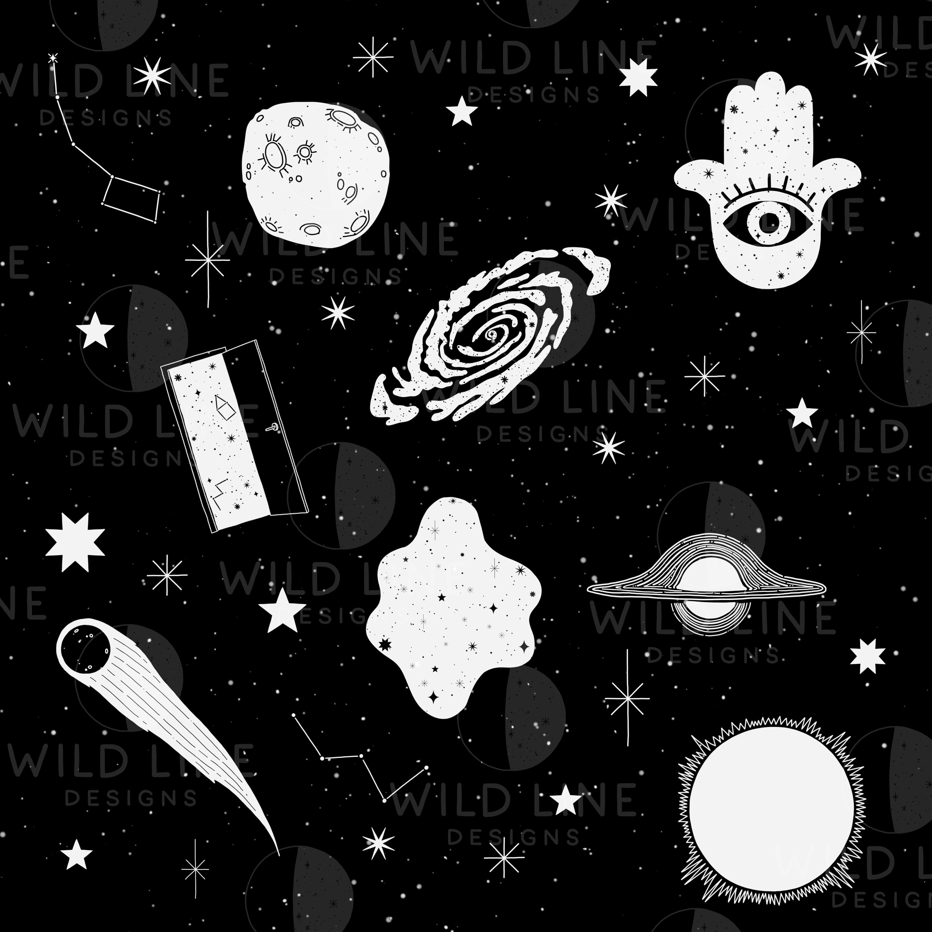 26 Cosmic Elements SVG Bundle, Celestial Symbols Clipart, Mystic Sacred ...