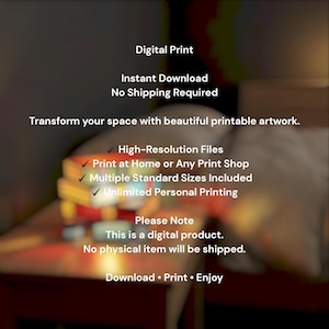 Digital file About -> Stacked Books Stained Glass Lamp: Vintage Table Reading Light, Home Decor
