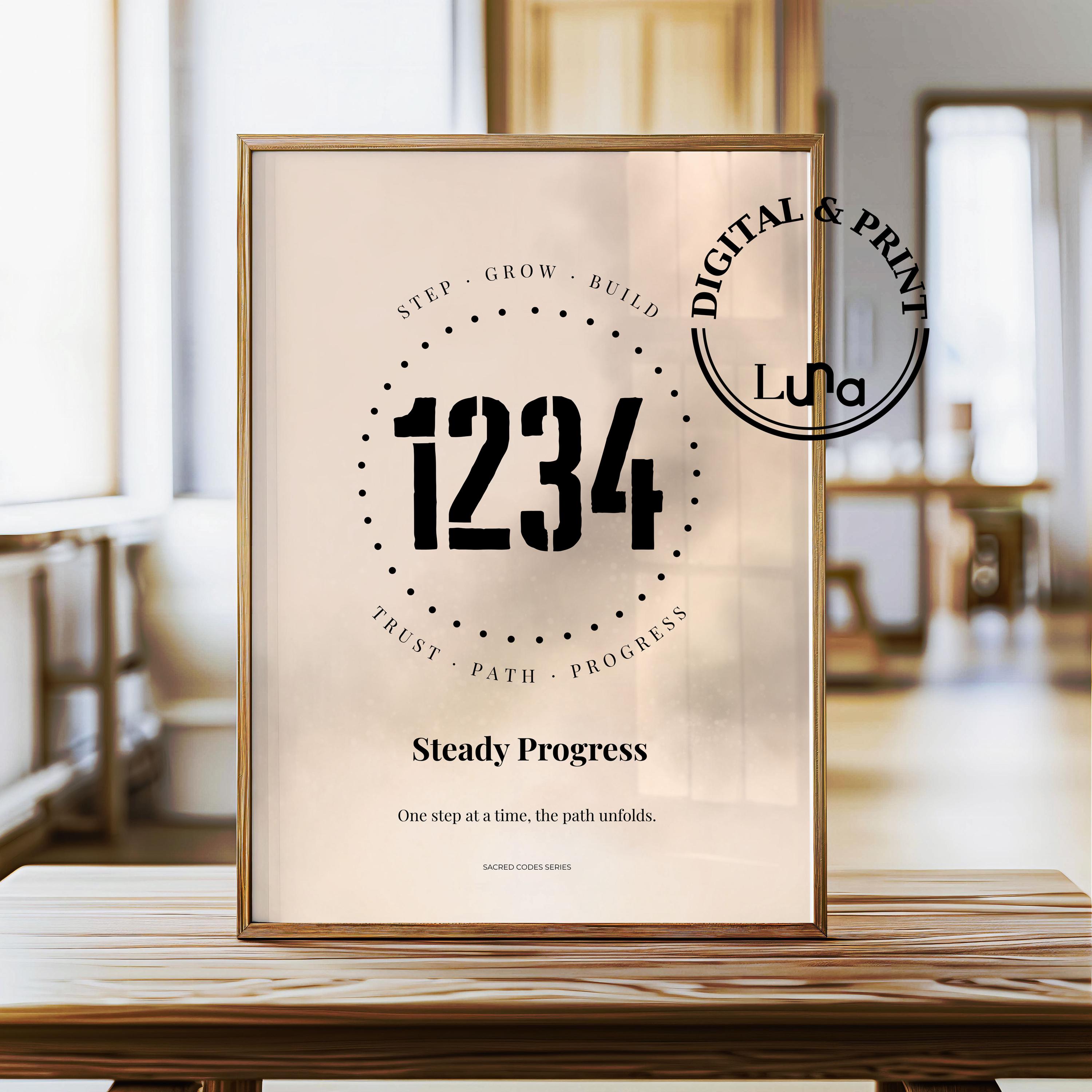 1234 Angel Number - Etsy