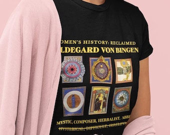 St Hildegard von Bingen T-Shirt: Mystic, Composer, Herbalist, Doctor of Church