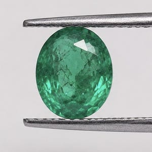 In het lab gekweekte smaragd 11 x 9 mm ovaal geslepen groene edelstenen losse smaragden voor smaragd voor ring hanger sieraden, mei geboortesteen cadeau voor haar.!