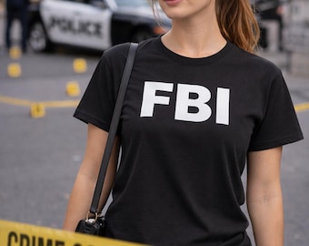 Unisex FBI Graphic T-Shirt – Law Enforcement Inspired Streetwear Tee