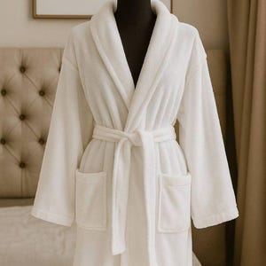 Ladies Egyptian Cotton Towelling Dressing Gown - Etsy UK Ladies Egyptian Cotton Towelling Dressing Gown - Etsy UK