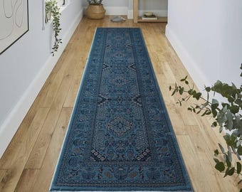 Non Slip Long Hallway Runner Rug Bedroom Carpet Washable Rugs Kitchen Floor Mat*