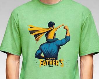 Camiseta Superman para papá, camiseta para papá con mensaje emotivo, regalo para el Día del Padre, atuendo para el Día del Padre, camiseta para papá, camiseta para papá, camiseta para el Día del Padre