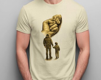 Camiseta a juego para padre e hijo, camiseta familiar con significado, regalo emotivo para el Día del Padre, camiseta para papá, camiseta para la vida de papá, camiseta para el Día del Padre