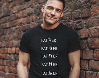 Camiseta "Vida de papá", Camiseta gráfica "Padre orgulloso", Regalo del Día del Padre para papá, Camiseta para papá, Camiseta "Vida de papá", Camiseta del Día del Padre
