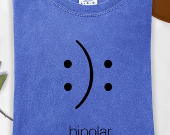Camiseta sobre el trastorno bipolar, camiseta original sobre el trastorno bipolar para hombres y mujeres, regalo para fans de Harry Styles, camiseta con estampado de broma de SNL, concienciación irónica sobre la salud mental.
