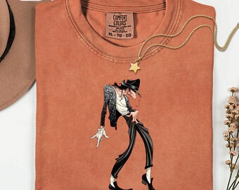 King Of Pop Shirt, 80s Music Legend Graphic Tee, Retro Pop Icon Tshirt, Vintage Dance Concert Top, 90s Nostalgia Fan Gift