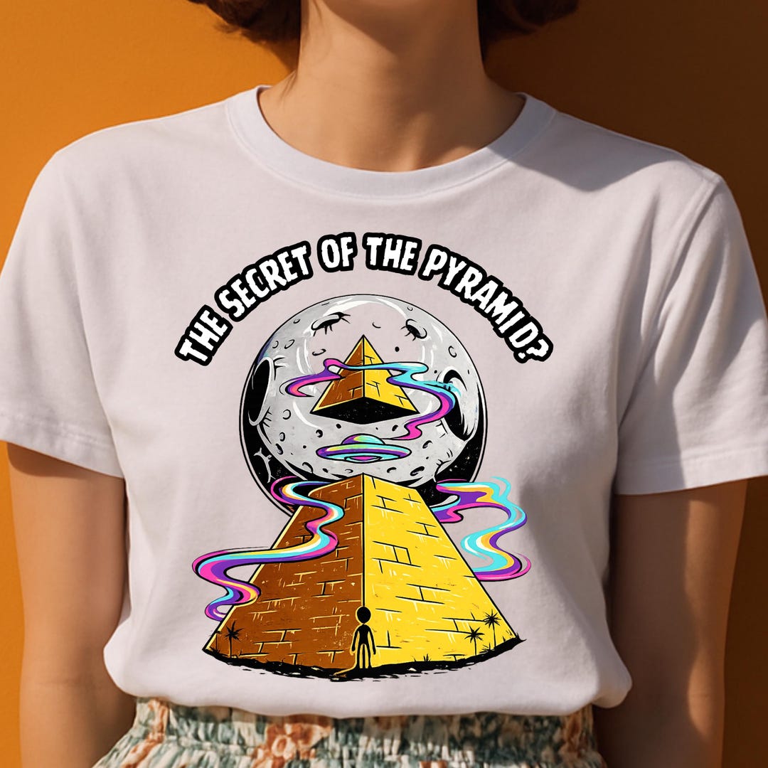 The Secret of the Pyramid,egypt Pyramids Design,egypt Trip T-shirt ...