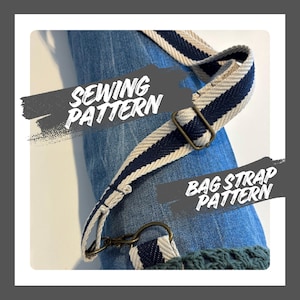 Adjustable Bag Strap Sewing Pattern Webbing Strap PDF Download