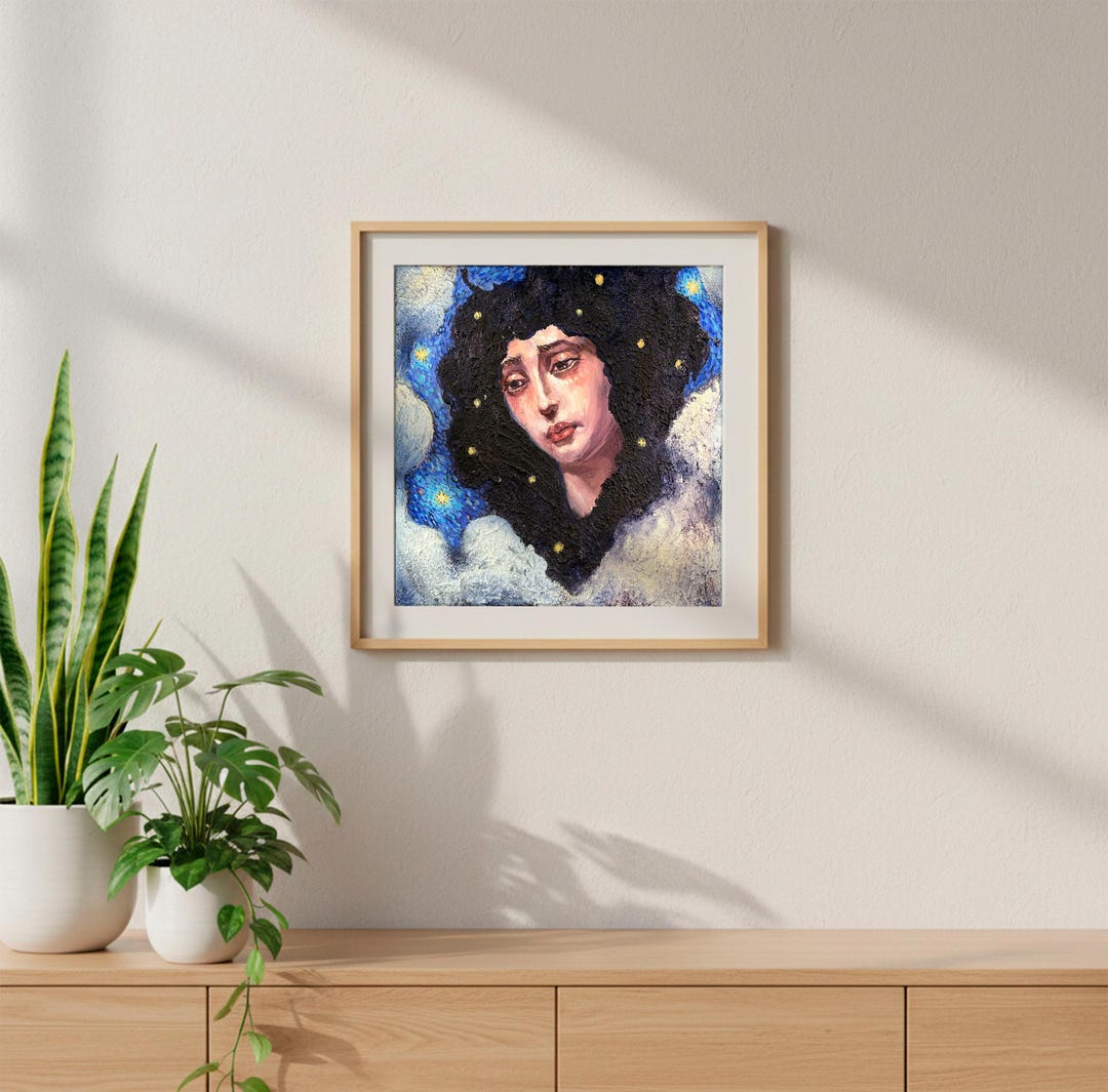 Woman, Original Oil Painting on Canvas - Etsy