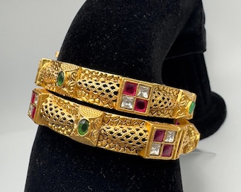 Brass bangels set
