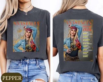 Anastacia T Shirt, Anastacia Inspired Top, Anastacia UK Tour Tee Top, NTK UK Tour 2026, Music Fans Top, 90s Music Gift Tee Top