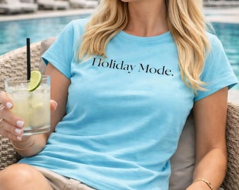 T-shirt ajusté pour femme Holiday Mode