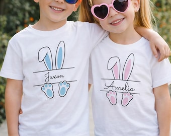T-shirt de Pâques personnalisé pour enfants