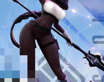 266| Quiet strength waifu figure, soft silent girl stl, calm anime model, 3d printable resin statue. Maiden inspired