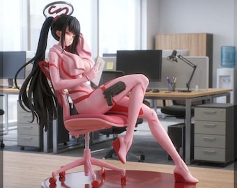 Tactical  Academy President STL - 3D Anime Figure File - Digital STL for Resin Printing 243