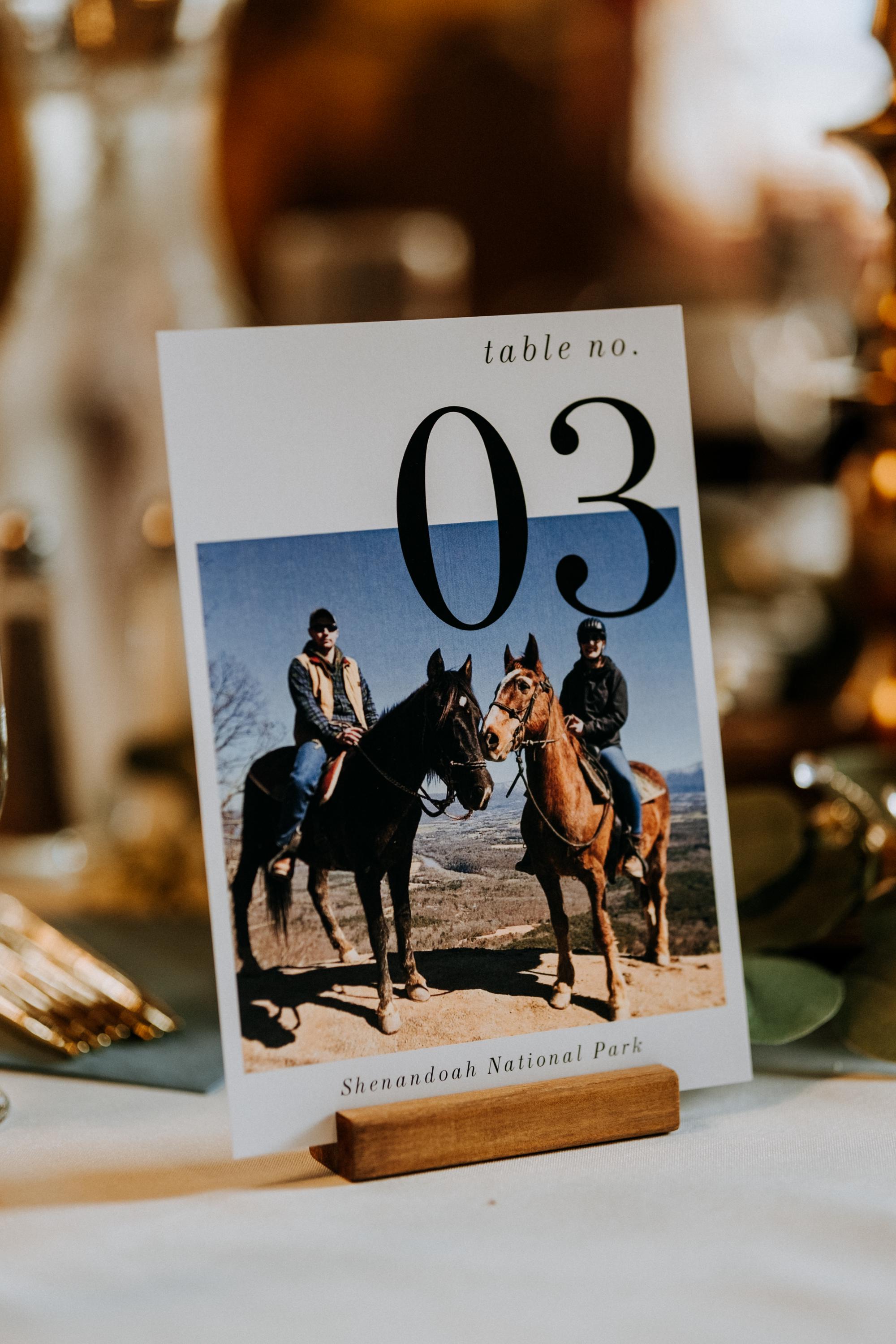 Rustic Photo Table Numbers | Editable Wedding Decor (digital Download ...